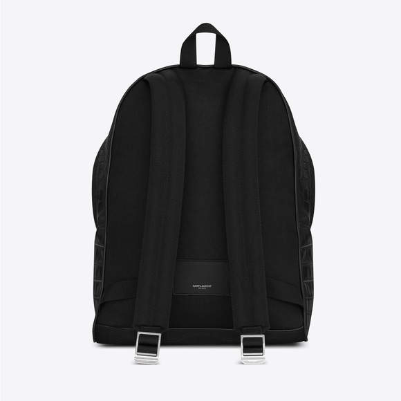 CITY BACKPACK IN CROCODILE-EMBOSSED LEATHER - Picture 2 of 4